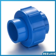 BeeLuxe PVC Pipe Fitting Union Quick Connector Blue Fitting Coupling 20mm 25mm 32mm