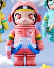泡泡瑪特 POPMART MEGA SPACE MOLLY 100% 二代 確認款『驚喜款~歡樂熊(粉橘)』
