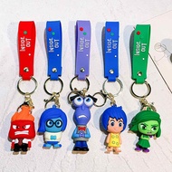 Inside Out Emotional Cartoon Character Keychain Joy/ Sadness/ Anger/ Fear/ Anxiety/ Envy/ Ennui