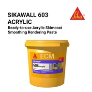 SIKAWALL 603 (25KG) Acrylic Ready-to-use Acrylic Skimcoat Smoothing Rendering Paste