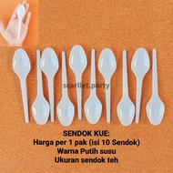 TART CAKE SPOON BIRTHDAY SPOON BIRTHDAY CAKE PUDDING SPOON TRANSPARENT DISPOSABLE SPOON TEA SPOON BI