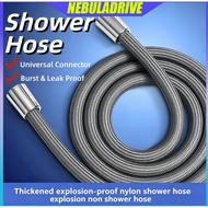 1.5M/2M Hose Bath Shower Hose Pipe Shower Pipe Shower Toilet Stainless Steel Flexible Hose Handheld 