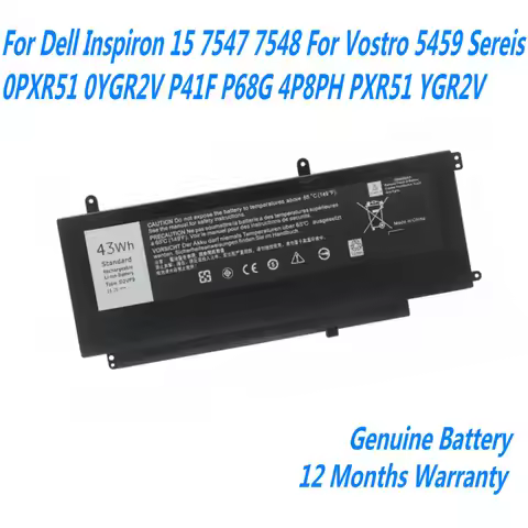 RZBX D2VF9 Laptop Battery For Dell Inspiron 15 7547 7548 For Vostro 5459 Sereis 0PXR51 0YGR2V P41F P