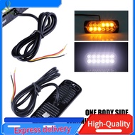 12V-24v Led Light Bar Amber Car Truck side marker light Turn Light Bar Indicators lamp Hazard Beacon Warning Lamp 4 6 12led