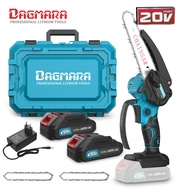 DAGMARA DCH01 Cordless Chainsaw Mini 6inch Portable Electric Small Handheld Chain Saw With 2battery