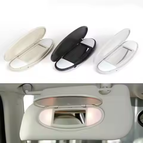 Car Roof Sunvisor Sun Visor For BMW Mini Cooper R55 R56 R60 2007-2014 Makeup Mirror Glass Cover Ligh