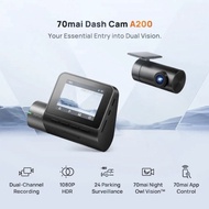 Dashcam 70mai A200 Front & Rear Driving recorder