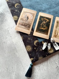 由日本占卜師　純手工製作的　塔羅牌桌布　Made in JAPAN