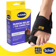 Dr Scholl's BUNION RELIEF & TOE CORRECTOR | Bunion Splint & Big Toe Straightener, 1 Set (Left & Righ