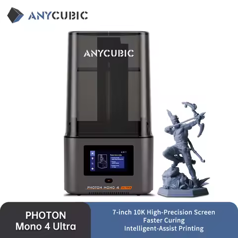 ANYCUBIC Photon Mono 4 Ultra AE Version LCD 3D Printer 7" 10K High Precision 3D Printing 2.2L Build 