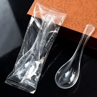 Plastic disposable soup spoon disposable spoon