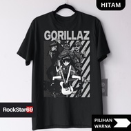 Gorillaz Band T-Shirt| 9 Sizes S - 7XL Big Size Jumbo Adult T-Shirts and Children's T-Shirts | Premi