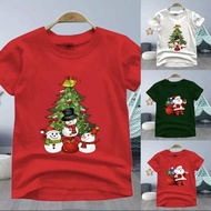 1-14 Yrs Old Merry Christmas Children's T-shirt Boys And Girls
