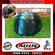 Visor MHR V935 Light Black / Rainbow / Gold for helmet mhr FU935 Flip up MHR **ORIGINAL MHR**