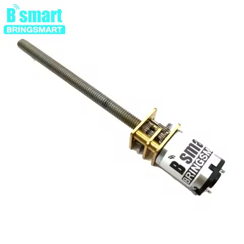 Bringsmart Threaded Shaft M4 55mm DC Gear Motor 15/50/60/100/200/300/500rpm Mini Electric Screw Redu