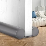 MAXTID (Adjustable 80cm - 100cm, Grey) - Under Door Draught Stopper 80cm - 100cm Grey Adjustable Ins