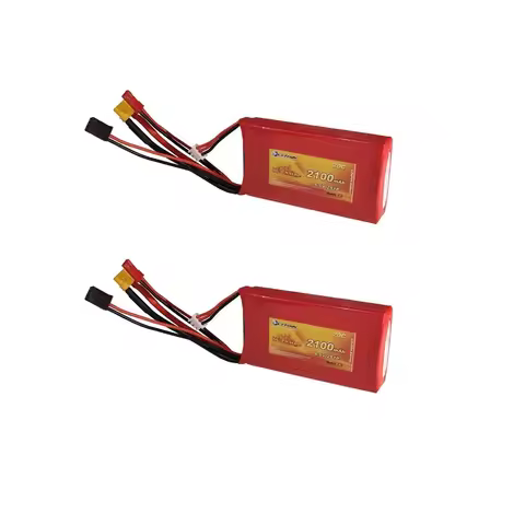 Flytown 2100mAh 6.6V 20C LiFe Battery With XT30 Futaba JST For Transmitter TX T14SG 4PK 4PX 4PM 7PX 