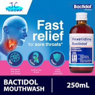 Authentic BACTIDOL 0.1% Solution Oral Antiseptic ( 250 ml )