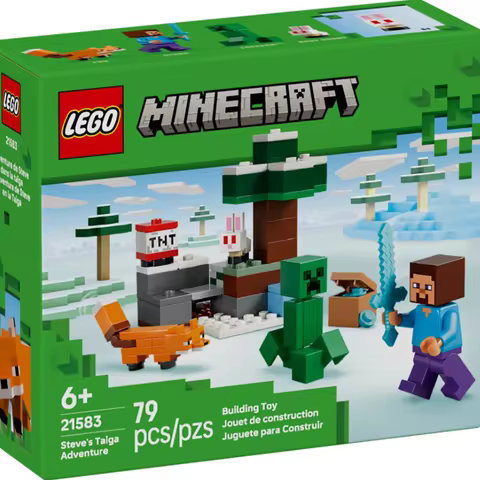 LEGO Minecraft 21583 Steve's Taiga Adventure