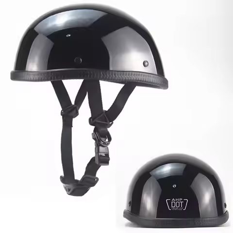 1X Motorcycle Helmet Open Face Helmet Half Helmet Retro Moto Casco Capacete Dot Approved Half Face S