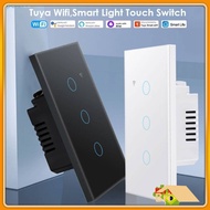 Tuya Switch Wi-fi Intelligent Touch Smart Switch Rf433mhz 1/2/3/4 Gang Support Alexa Google Voice Control bri