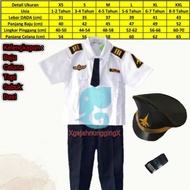 Children's Pilot uniform | Kids Pilot Suit | Pilot Costume | 17 August carnival Bandung