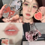 Butterfly Solid Lip Gloss Beauty Makeup Mirror Water Gloss Student Party Lipstick Affordable Makeup