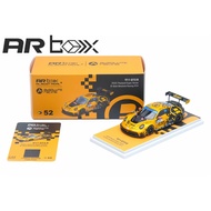 AR Box 1:64 992 GT3 R Sepang #911 Blue-White Livery/B-Quik #26 Metallic Yellow Livery Diecast Model 