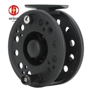 ORIEN Fly Reel, Lightweight Black Fly Fishing Reel4, Durable 7/8 Plastic Fishing Reel Rivers Fishing