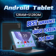 Original Tablet PC 10.1 inch 12GB+ 512GB ROM Smart Tablet PC Android Tablet PC Mulla Support SIM Car