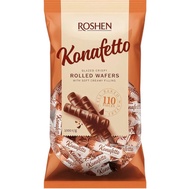 Konafetto Roshen Rolled Wafer Coklat Arab Snack Viral Best Seller Oleh Oleh Haji & Umroh Camilan Pre