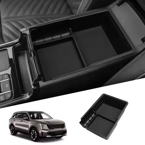 for Kia Sorento 2021-2025 Car Storage Box Interior Accessories Center Console Armrest Storage Organi