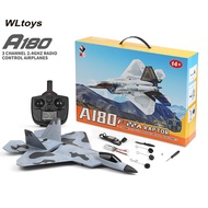 WLtoys XK A180 RC Airplane 3 Channel 6-Axis Gyro F22 Raptor RC Plane Glider Throwing Wingspan Foam P