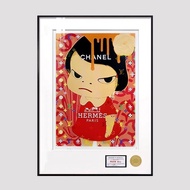 Death NYC Print Trendy Painting Trendy Decorative Painting Nara Yoshitomo Nara Doll Painting Size: 6