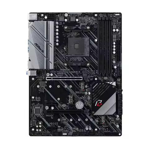 ASRock X570 PHANTOM GAMING 4 Motherboard Support 5500 5600 5600X 5700X 5700x3D 5800x3D CPU 4xDDR4 12