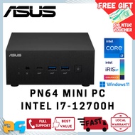 ASUS PN64 i7-12700H Barebone Mini PC Bundle / RAM / M.2 NVMe SSD / Win 11 Intel NUC