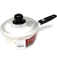 Hokuriku Aluminum A-2528 Milk Pan, 5.5 inches (14 cm), Aluminum, Gas Fire, Made in Japan, Heat Condu