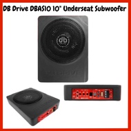 DB Drive DBAS10 10" Underseat Car Subwoofer 180W RMS with Built-In Amplifier