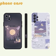 Violet Cute Aesthetic AND28 For Casing Vivo Y81 Y81S Y81i Y51A Z3 V11i Z3i Y31 2021Square Type Phone