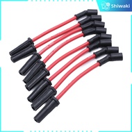 8x Shiwaki หัวเทียน10.5มม. ลวดสีแดงสำหรับ LS1 LSX LS2 LS3 LS6 LS7