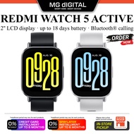 Redmi Watch 5 Active - 2.0" LCD Display | Clear Bluetooth Calling | 18 Days Battery Life| smartwatch