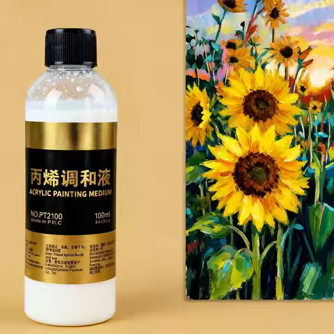 Flow Aid for Acrylic Paint 100ml Fluid Aid Fluid Additive for Teachers Artists Palette Preparation C