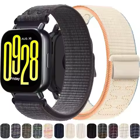 22/20mm Nylon Braided Band For Redmi Watch 5 Active/Lite Bracelet Wristband For Amazfit Balance 2-1/