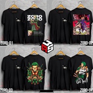 Zoro t-shirt, roronoa zoro wano onepiece t-shirt new model cheap cotton