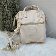 NekokissBag Anello RETRO New PU Leather Tiny Clasp Shoulder Bag (แถมพวงกุญแจ) กระเป๋าสะพายข้าง กระเป๋าหนัง
