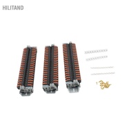 Hilitand DIN Rail Terminal Kit 3 Pcs Flame Retardant Wire Connector with 6 Marker Strips for 28-12AW