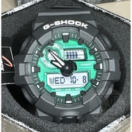 [Watchwagon] Casio G-Shock GA-700MG-1A Analog-Digital Black Resin Band Green Dial Gents Sports Watch
