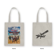 /Blacu Canvas Zipper Tote Bag - Flow Flow Band/ Japanese Rock Band/