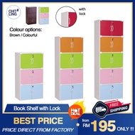 Book Shelf with Lock 📚🔑 / Almari Buku / Multipurpose Cabinet/ Almari Serbarguna / Almari / Rak Buku 