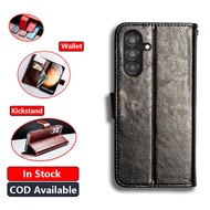 Classic Leather For Samsung Galaxy A27 5G SM-A276 Wallet Vintage Folio Case Flip Cover Magnetic Clos